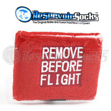 Remove Before Flight Brake Reservoir Socks