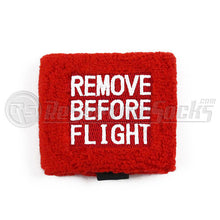 Remove Before Flight Brake Reservoir Socks